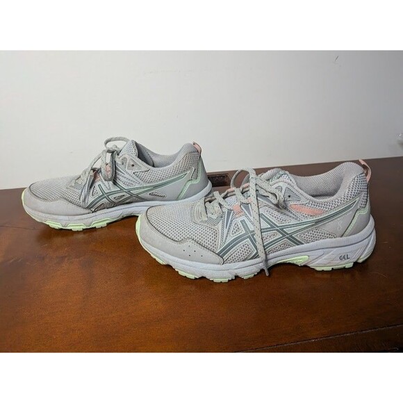 ASICS GEL-Venture 8 Trail Running, hiking sneakers Woman 8.5 Grey shoe athletic - Picture 1 of 8